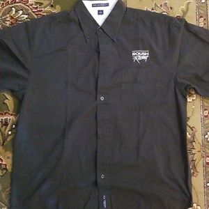 Roush Racing pit-crew button down